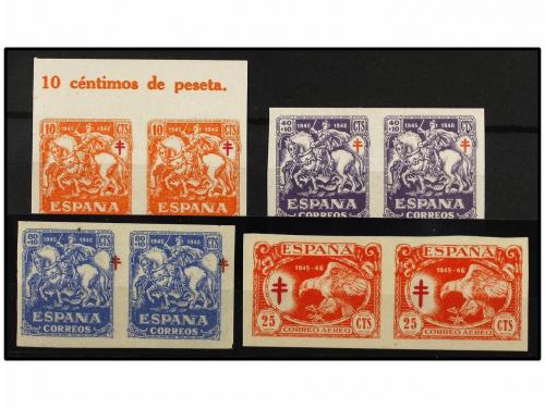 ** ESPAÑA. Ed. 993/97s. SERIE COMPLETA en parejas SIN DENTAR