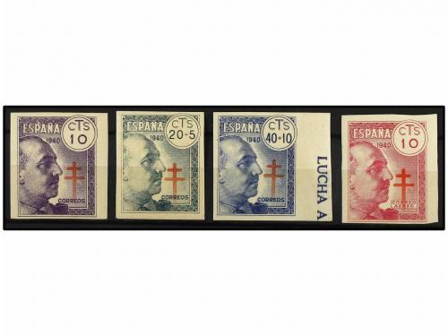 ** ESPAÑA. Ed. 936/39s. SERIE COMPLETA SIN DENTAR. Cat. 440&euro;