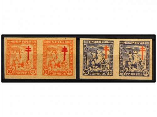(*) ESPAÑA. Ed. 984p, 986p (2). 10 cts. y 40+10 cts. en pare