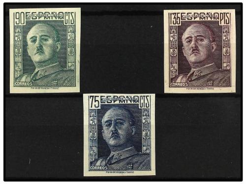 ** ESPAÑA. Ed. 999/1001s. SERIE COMPLETA SIN DENTAR. Cat. 30