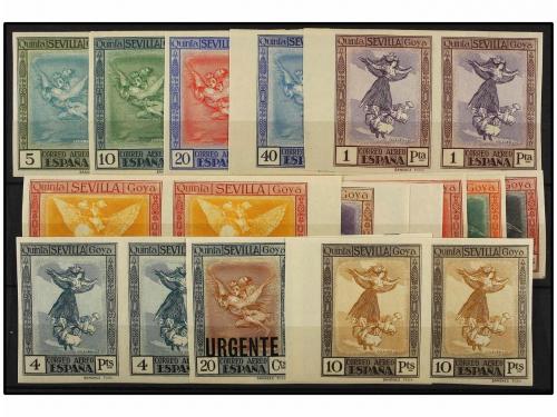 ** ESPAÑA. Ed. 517/30s. SERIE COMPLETA en parejas SIN DENTAR