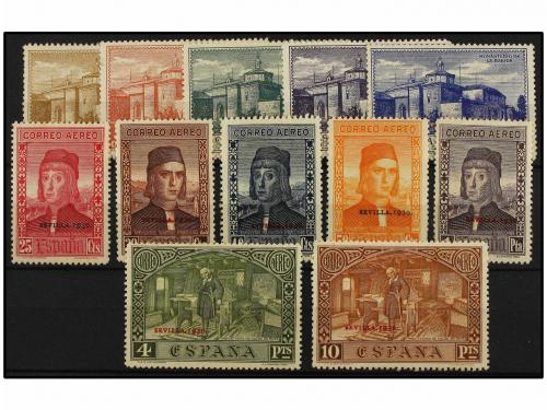 * ESPAÑA. Ed. 547/58Ha. SERIE COMPLETA. Algún valor, goma le