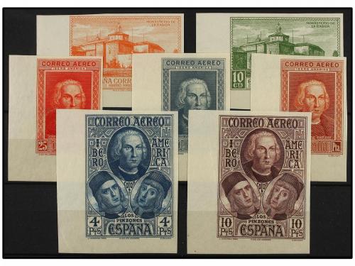 ** ESPAÑA. Ed. 559/65s. SERIE COMPLETA SIN DENTAR. LUJO. Cat