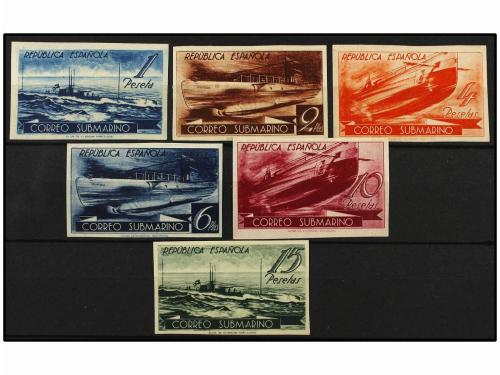 ** ESPAÑA. Ed. 775/80s. SERIE COMPLETA SIN DENTAR. LUJO. Cat