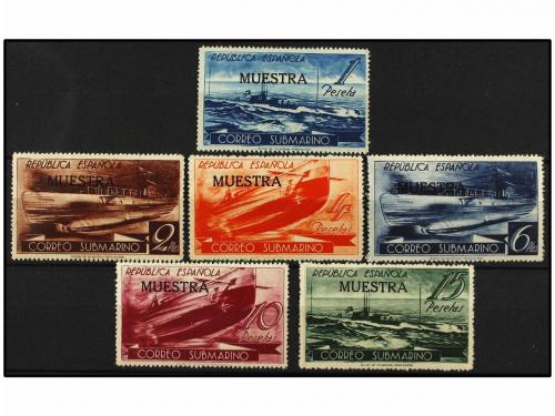 * ESPAÑA. Ed. 775/80M. SERIE COMPLETA. Sobrecarga MUESTRA. C