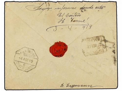 ✉ COLONIAS ESPAÑOLAS: GUINEA. Ed. 117(2), 137. 1919. STA. IS