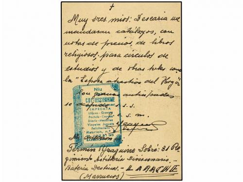 ✉ COLONIAS ESPAÑOLAS: MARRUECOS. Ed. Ent. 26. 1941. LARACHE 