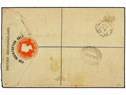 ✉ BECHUANALAND. 1895. VRYSURS to JOHANESBURG. Registered env