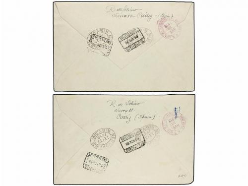 ✉ MARRUECOS. Ed. B 7/12. 1938. TETUAN a NEW YORK. Serie comp