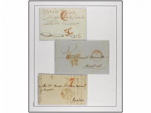 LOTES y COLECCIONES. 1789/1939. GRANADA. Colección montada e