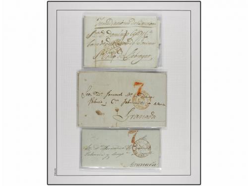 LOTES y COLECCIONES. 1789/1939. GRANADA. Colección montada e