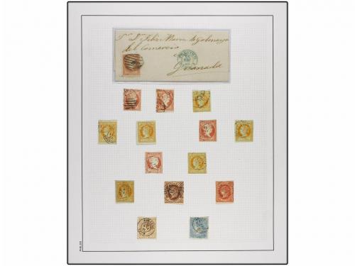 LOTES y COLECCIONES. 1789/1939. GRANADA. Colección montada e