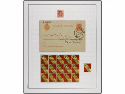 LOTES y COLECCIONES. 1789/1939. GRANADA. Colección montada e
