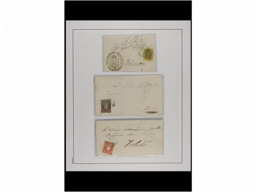 LOTES y COLECCIONES. 1820/1936. ALBACETE. Colección montada 