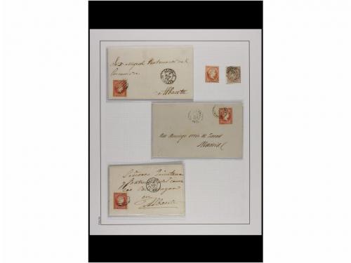 LOTES y COLECCIONES. 1820/1936. ALBACETE. Colección montada 