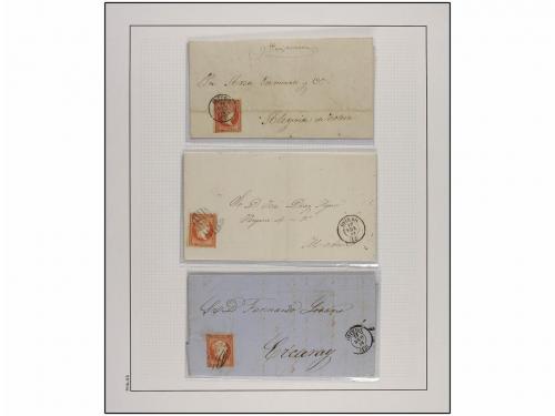 LOTES y COLECCIONES. 1830/1938. ASTURIAS. Colección montada 