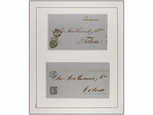LOTES y COLECCIONES. 1830/1938. ASTURIAS. Colección montada 