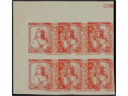 (*) ESPAÑA. Ed. NE 49 + NE 53. NO EMITIDO. 40 cts. rosa SIN 