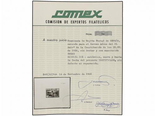 ** ESPAÑA. Ed. 766s. Aéreo + 5 pts. SIN DENTAR. Numeración d