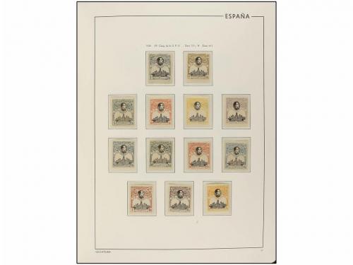 LOTES y COLECCIONES. ESPAÑA. Colección en álbum FARO de 1900