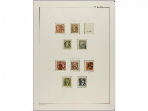 */° LOTES y COLECCIONES. COLECCIÓN de 1850 a 1900 en hojas d