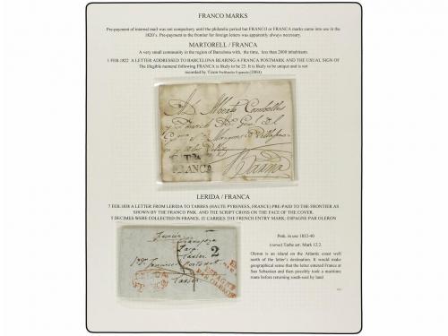 LOTES y COLECCIONES. COLECCIÓN DE PREFILATELIA DE CATALUÑA D