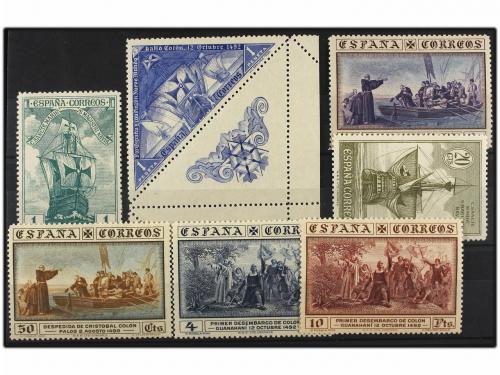 ** ESPAÑA. Ed. 531/45cc. Juego completo ERRORES DE COLOR. Ca