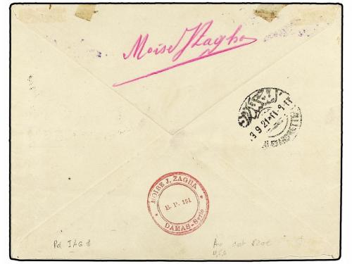 ✉ SIRIA. Yv. A-4 (2), 5, 6. 1921. ALEP a ALEXANDRETTE. 1 pi.