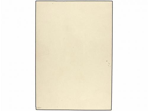 ESPAÑA. Ed. 316. PRUEBA DE PUNZÓN. 20 cts. negro sobre cartu