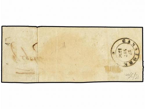 ✉ ITALIA ANTIGUOS ESTADOS: TOSCANA. 1856. FIRENZE a CAMAJORE