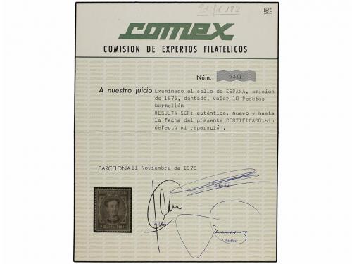** ESPAÑA. Ed. 182. 10 pts. naranja. PIEZA DE LUJO. Cat. 198