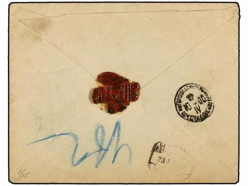 ✉ ESPAÑA. Ed. 213 (5), 223. 1900. VINAROZ a GORLOVKA (Rusia,