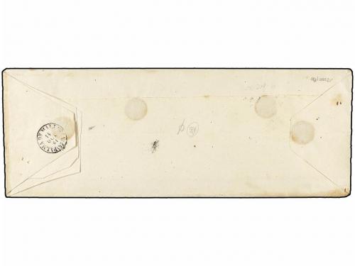 ✉ ESPAÑA. Ed. 35, 36. 1861. IBIZA a PALMA. 1/2 onza y 1 onza