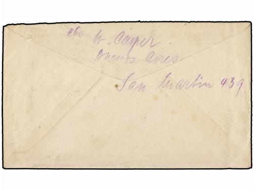 ✉ ESPAÑA. Ed. 276. 1924. BUENOS AIRES a FRANKFURT. Franquead