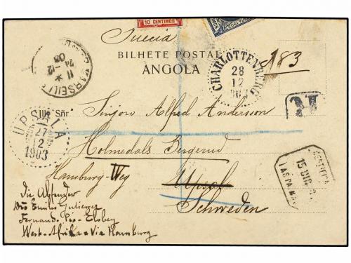 ✉ COLONIAS ESPAÑOLAS: ELOBEY, ANNOBON Y CORISCO. 1903. ELOBE