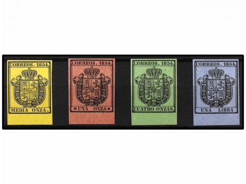** ESPAÑA. Ed. 28/31. SERIE COMPLETA, BORDES DE HOJA. LUJO. 