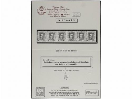 ** ESPAÑA. Ed. 310 (6), 313 (6), 315 (5), 316 (4), 319 (4), 