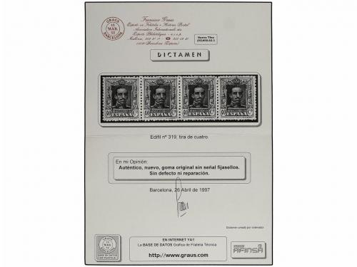 ** ESPAÑA. Ed. 310 (6), 313 (6), 315 (5), 316 (4), 319 (4), 