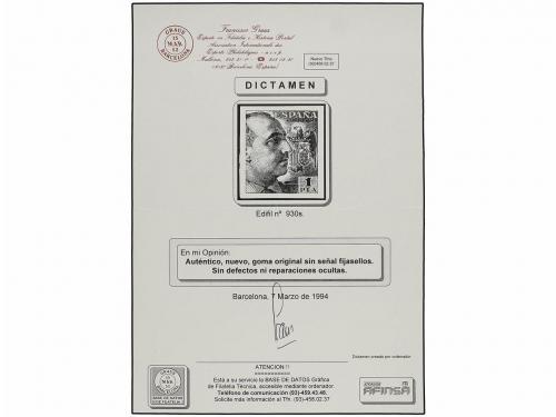 ** ESPAÑA. Ed. 919/27, 930, 932/33s. SERIE COMPLETA SIN DENT