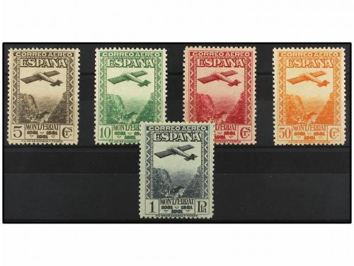 ** ESPAÑA. Ed. 650/54. SERIE COMPLETA, centrajes perfectos. 