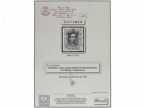 ** ESPAÑA. Ed. 315, 316, 317, 319, 320N. 15, 20, 25, 40 y 50