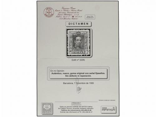 ** ESPAÑA. Ed. 315, 316, 317, 319, 320N. 15, 20, 25, 40 y 50