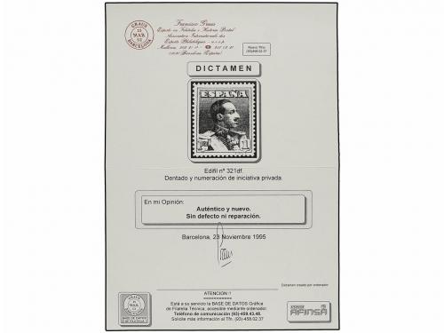 * ESPAÑA. Ed. 316, 318/23. 20, 30, 40 cts., 1, 4 y 10 pts. E
