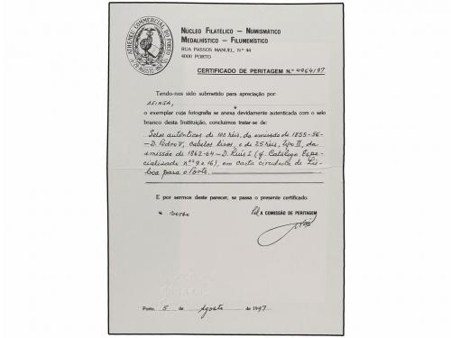 ✉ PORTUGAL. Af. 9, 16. 1863 (23-3). LISBOA a PORTO. 25 reis 