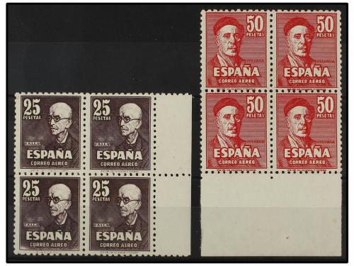 ** ESPAÑA. Ed. 1015/16. SERIE COMPLETA en bloques de cuatro,