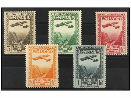 * ESPAÑA. Ed. 650/54. SERIE COMPLETA, muy bien centrada. Cat
