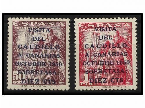 ** ESPAÑA. Ed. 1083A/B. CANARIAS CORREO. I TIRADA. Serie com