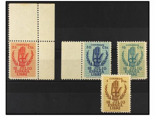 ** ESPAÑA. Ed. 851/54. SERIE COMPLETA. LUJO. Cat. 305&euro;. 