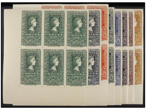 ** ESPAÑA. Ed. 1075/82. CENTENARIO. Serie completa en bloque