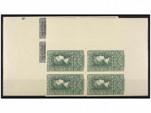 ** ESPAÑA. Ed. 1075/82 (4). CENTENARIO. 4 series en bloque. 
